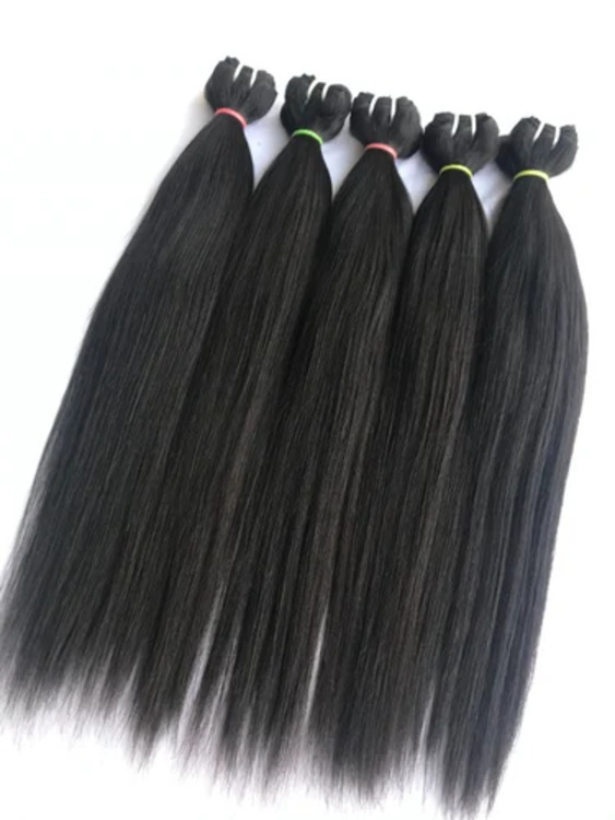 Natural Black Straight Human Hair Extension, Premium Remy Hair Extension