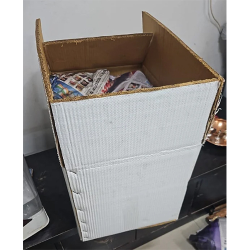 Duplex Corrugated Box - Color: White