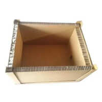 Honeycomb Packaging Box - Durable Paper Material, Rectangle Shape, Classic Brown Color, Matte Surface Finish | Customizable Size, Shape, Color & Logo