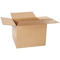 Rectangular Brown Corrugated Box