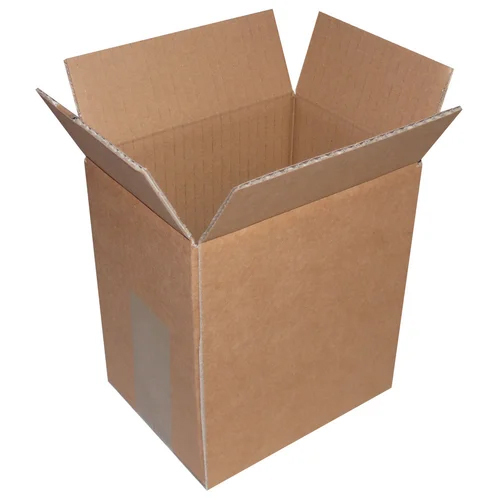 Brown Kraft Corrugated Box - Finish: Plain