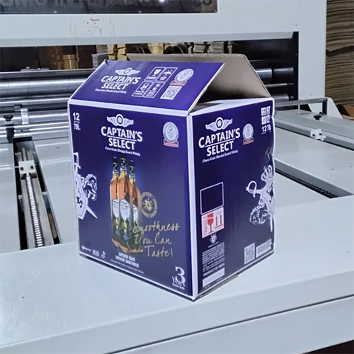 Wineand Bottle Packaging Box - Coating Type: Laminated Coating