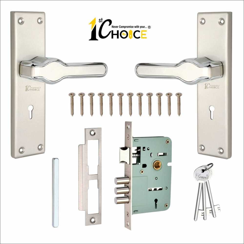 115 Satin CP Zinc Mortice Handle