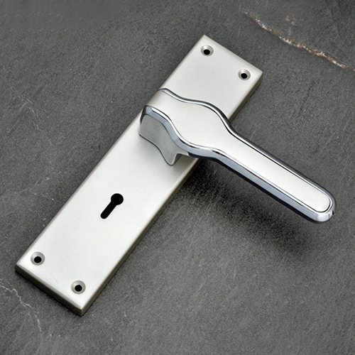 115 Satin CP Zinc Mortice Handle