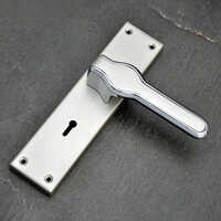 115 Satin CP Zinc Mortice Handle