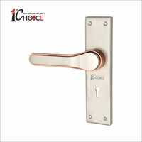 116 Satin Rose Gold Finish Zinc Mortice Handle With SS Plate