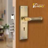 125 Ant Gold FinishZinc Mortice Handle With SS Plate