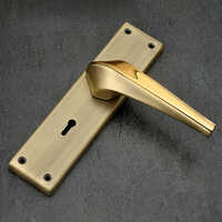 Zinc Mortice Handle Black Gold Finish 8 Inches O 68 Cy Bsk