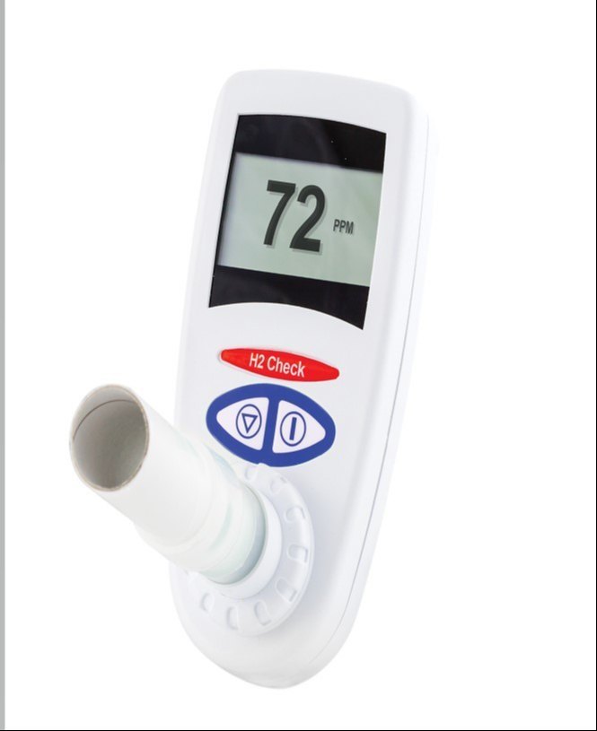 Md Diagnostics Hydrogen Breath Test Device For Sibo, Model Name/Number: H2 Check, H2-Check - Color: White