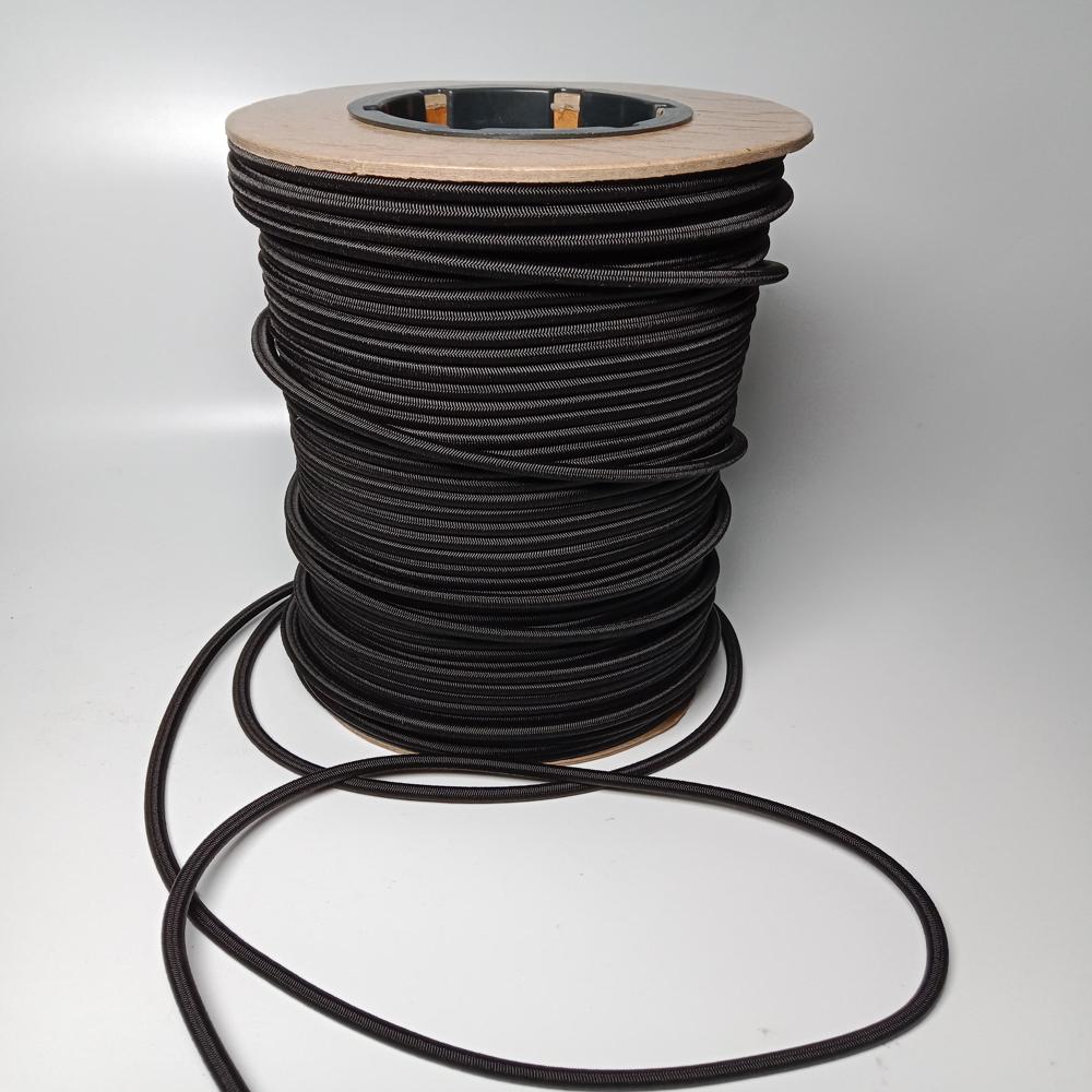 Textrade Associates  Black Elastic Bungee Cord, 6mm, 10 Metres,Textrade associates  High Strength Stretchable Rope