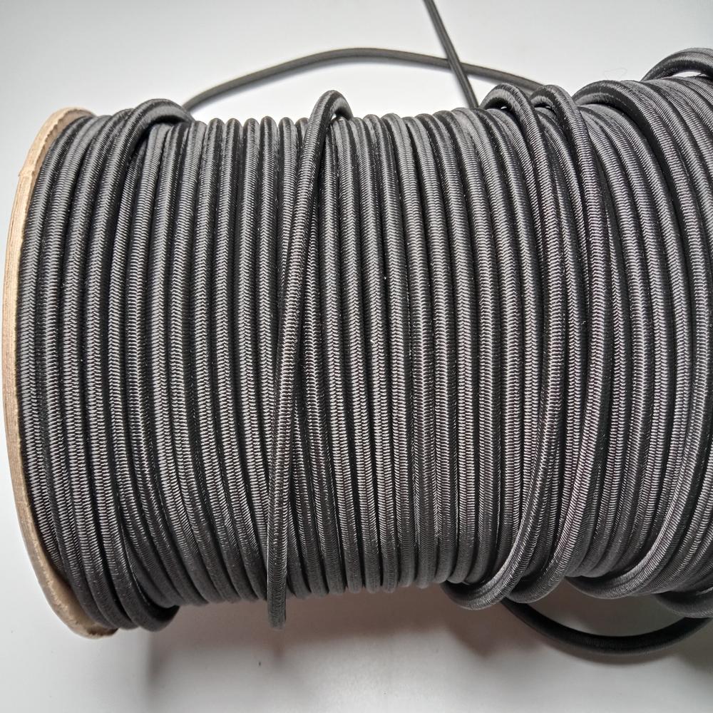 Textrade Associates  Black Elastic Bungee Cord, 6mm, 10 Metres,Textrade associates  High Strength Stretchable Rope