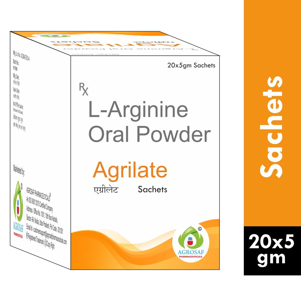 AGRILATE SACHETS-L-ARGENINE IP 3GM + EXCIPIENTS q.s.