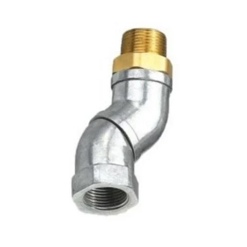 3-4 Inch Universal Swivel Joint - Color: Silver