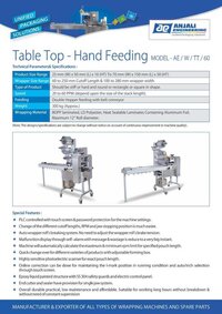 Cupcake Packing Machine