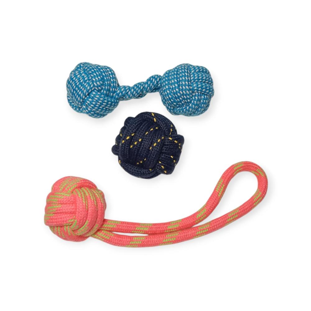 Textrade Associates PET Toys (डमी 12 मिमी + पुल बॉल और थ्रो बॉल)