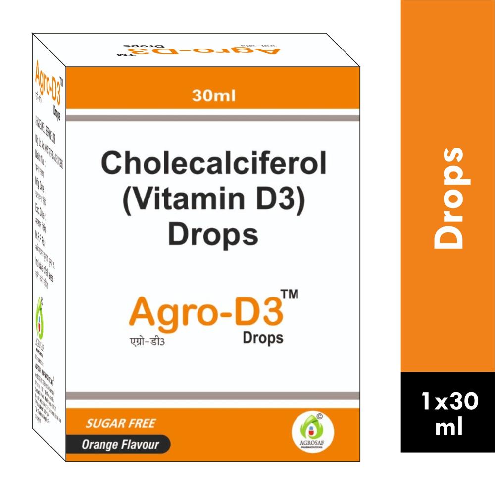AGRO D3 DROP-Vitamin D3 (Cholecalciferol 400IU)