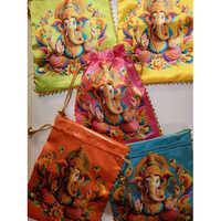Ganpati Ji Potli Bags - Color: Multicolor