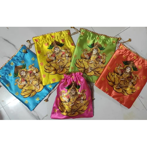 Laxmi Ji Potli Bags - Color: Multicolor