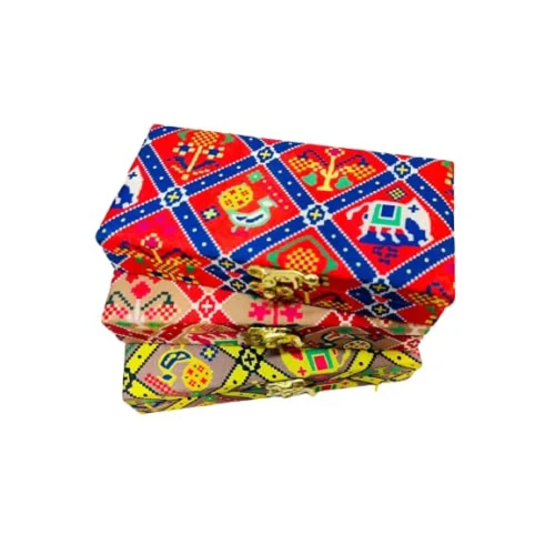 Wooden Patola Cash Boxes