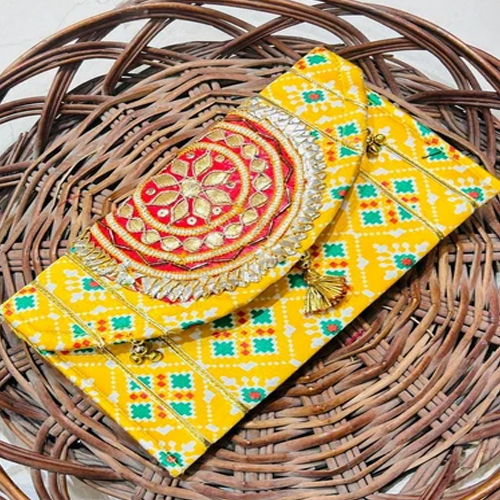 Ladies Embroidered Clutch