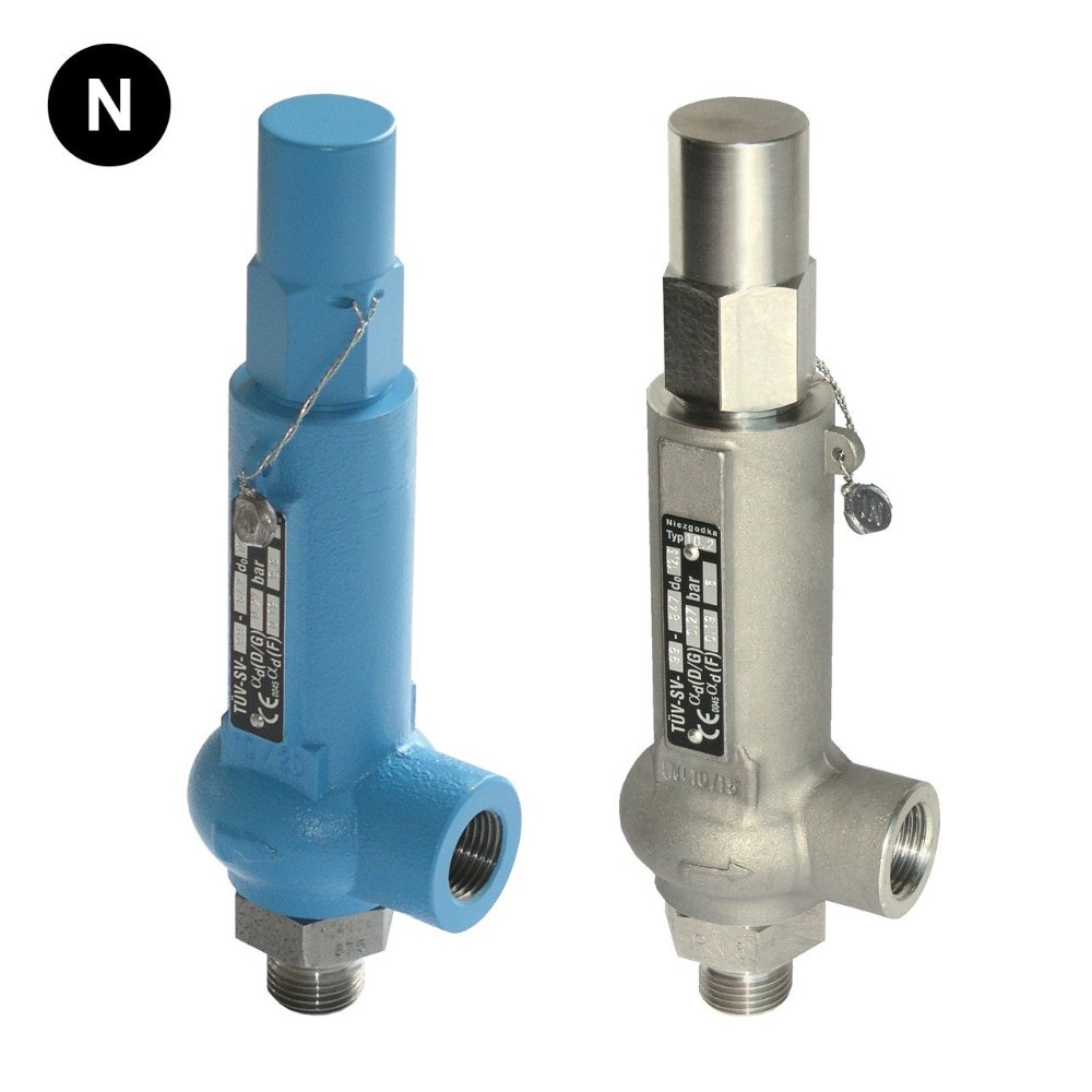 Safety Valve - Color: Silver & Blue