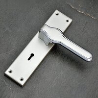115 Satin CP Zinc Mortice Handle
