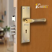 125 Ant Gold FinishZinc Mortice Handle With SS Plate