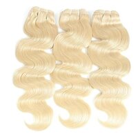613 Bundles Blonde Human Hair Body Wave Single Bundle