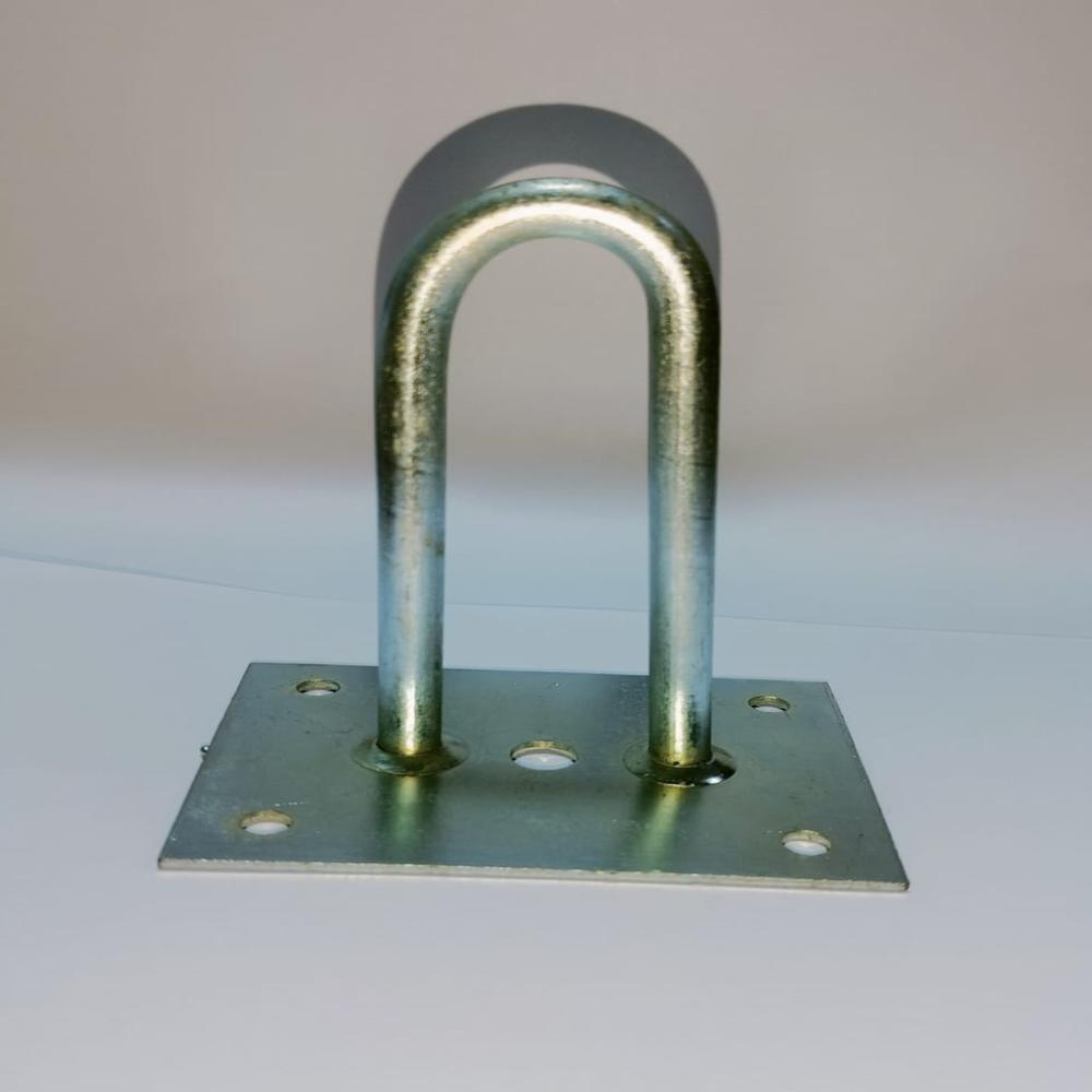 White Alloy Steel Ceiling Fan Hook - Material: Zinc