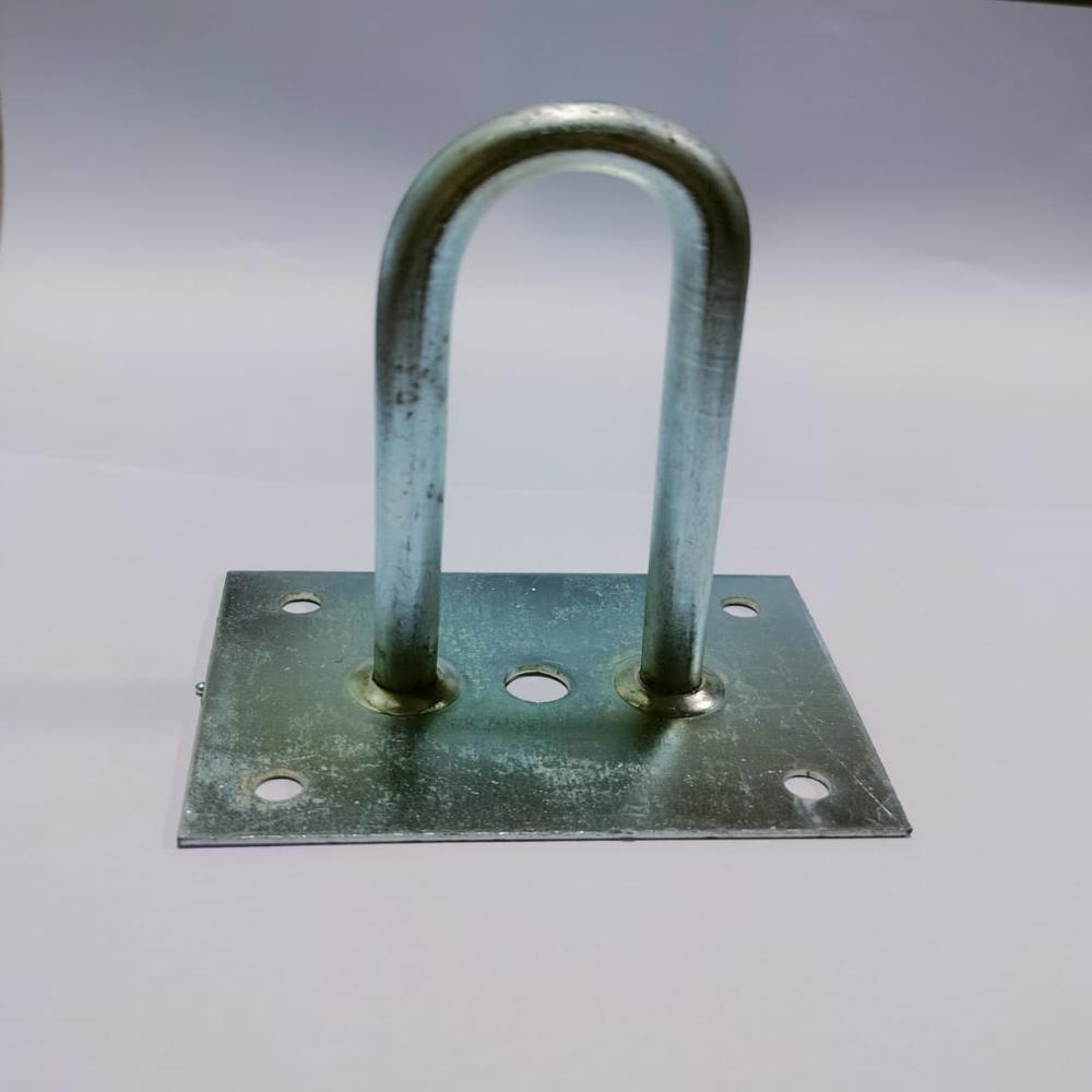 White Alloy Steel Ceiling Fan Hook - Material: Zinc