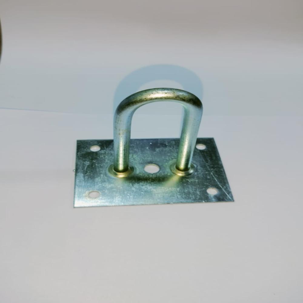 White Alloy Steel Ceiling Fan Hook - Material: Zinc