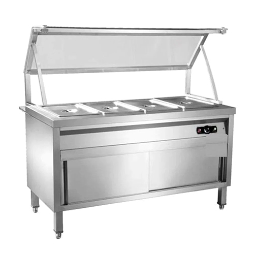 01_Bain Marie Counter - Color: Silver