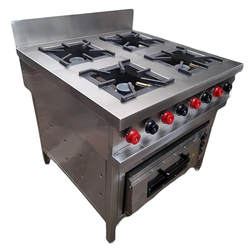 Four Burner Cooking Range