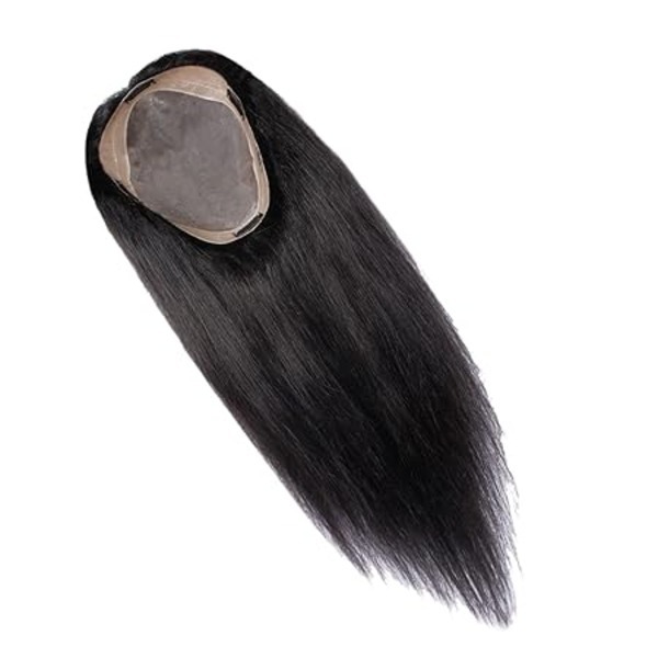 Natural Color Indian Premium Remy Hair Swiss Transparent Lace Toppers  for Women