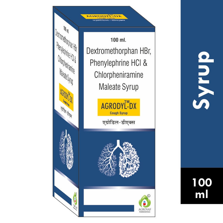 AGRODYL DX SYRUP-Phenylephrine (5mg/5ml) + Chlorpheniramine Maleate (2mg/5ml)