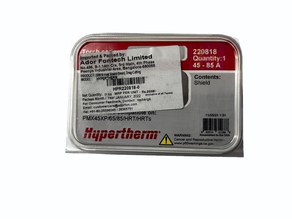 Hypertherm Px Hand Shield (220818) - Material: Metal