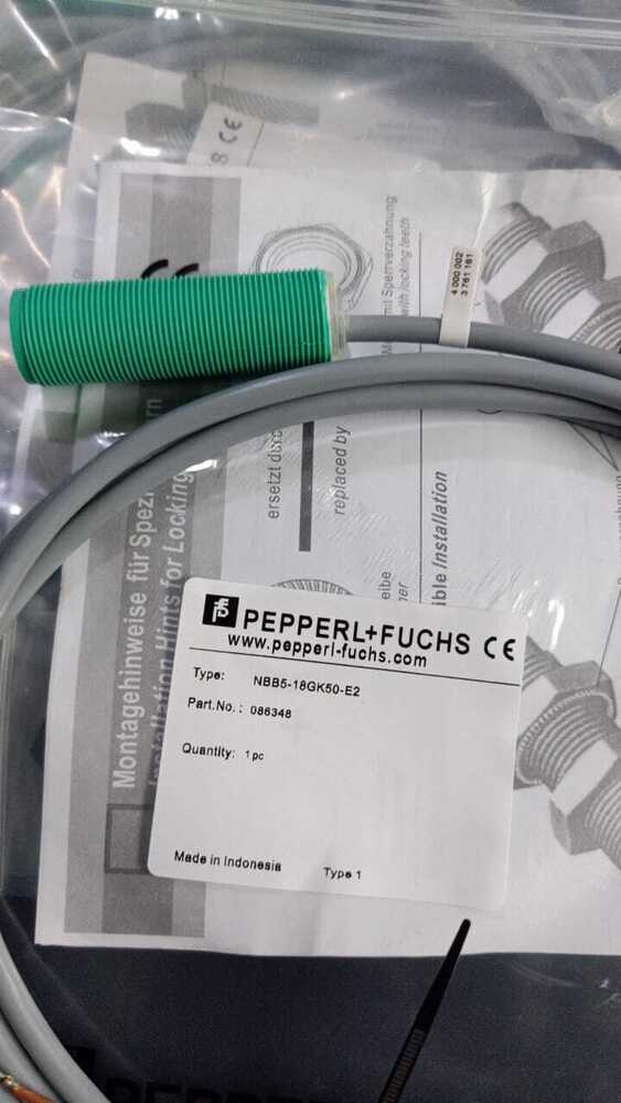 PEPPERL FUCHS PROXIMITY SENSOR, NBB5-18GK50-E2