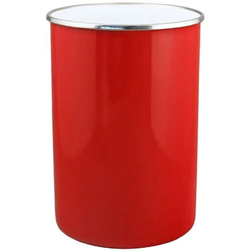 Red Color Fibre Drum - Diameter: 12 Inch (In)