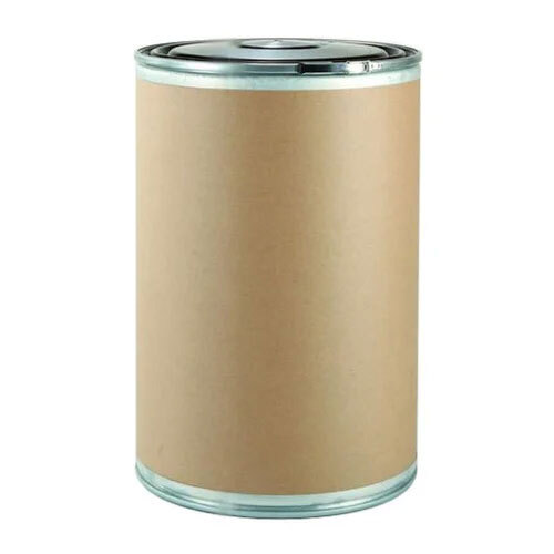 25Kg Cylindrical Paper Drum - Color: Brown