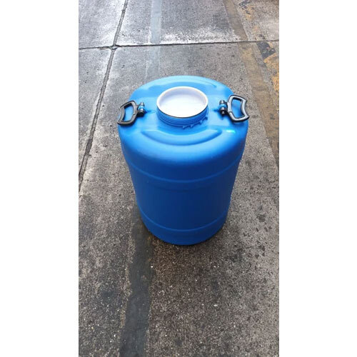 55 Ltr Round Drum - Color: Blue