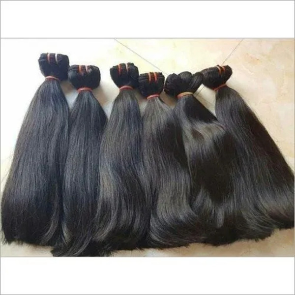 Virgin Human Hair Extensions Set, Length: 20 inch