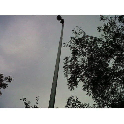 Cctv Camera Pole - Color: White