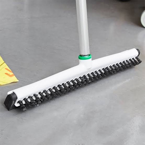 Unger Combi Brush-Floor Scrubbing With Wiper - Color: White