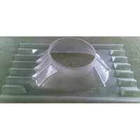Polycarbonate Ventilator Base Plate - Shape: Rectangle
