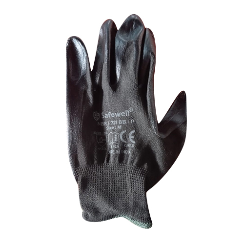 काले सुरक्षा दस्ताने