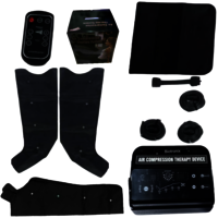 Compression Air DVT Intermittent Pneumatic 6 Chamber 2Legs,1Arm,1Waist Cuff