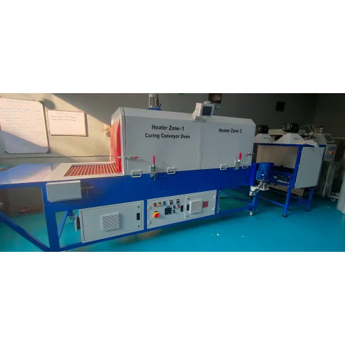 Curing Conveyor Oven - Color: Blue