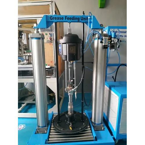 Pneumatic Grease Feeder - Color: Blue