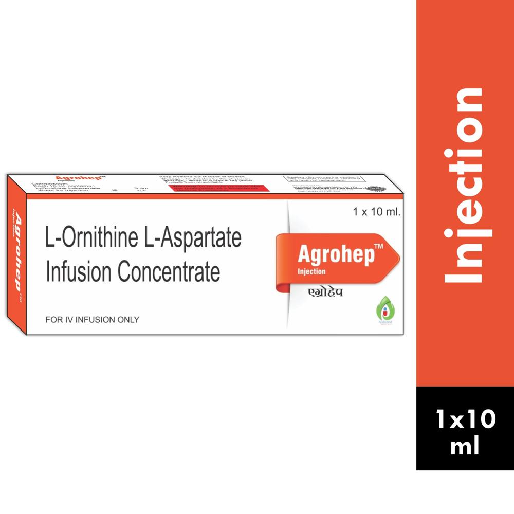 AGROHEP INJECTION-L-Ornithine L-Aspartate (5gm)