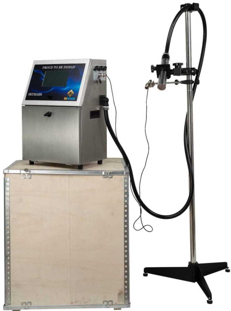 Label Coding Machine - Color: Silver